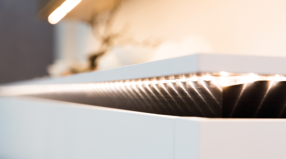 licht plan voor de keuken